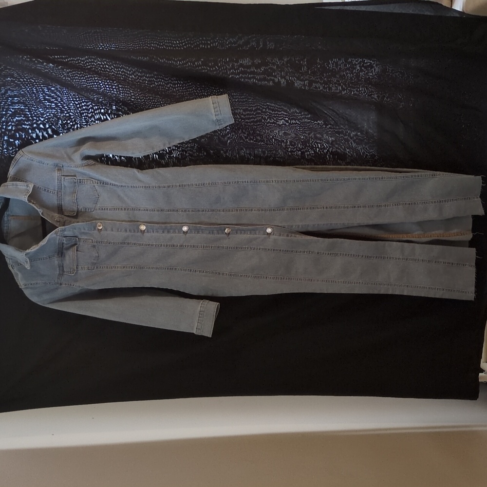 Light Blue Denim Jumpsuit